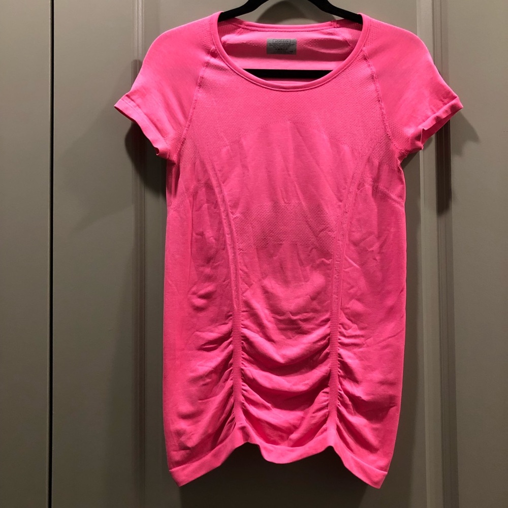 Athleta Hot Pink Fastest Track Athletic Tee Top
